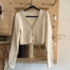 Lovers and friends knitted cardigan